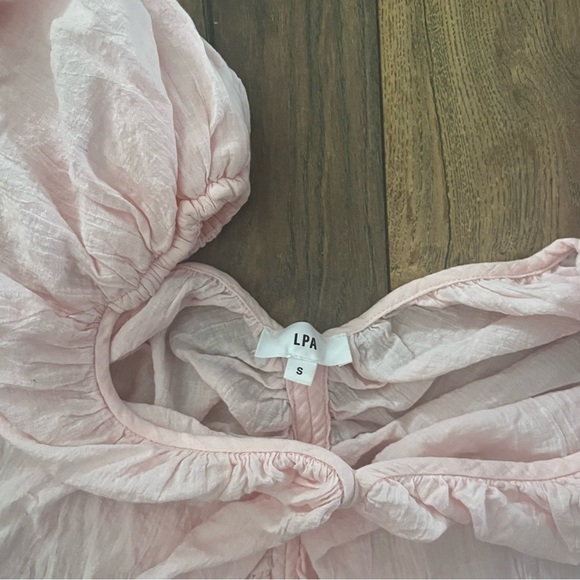 LPA || “tina top” || pink puff long sleeve || revolve - Picture 10 of 12